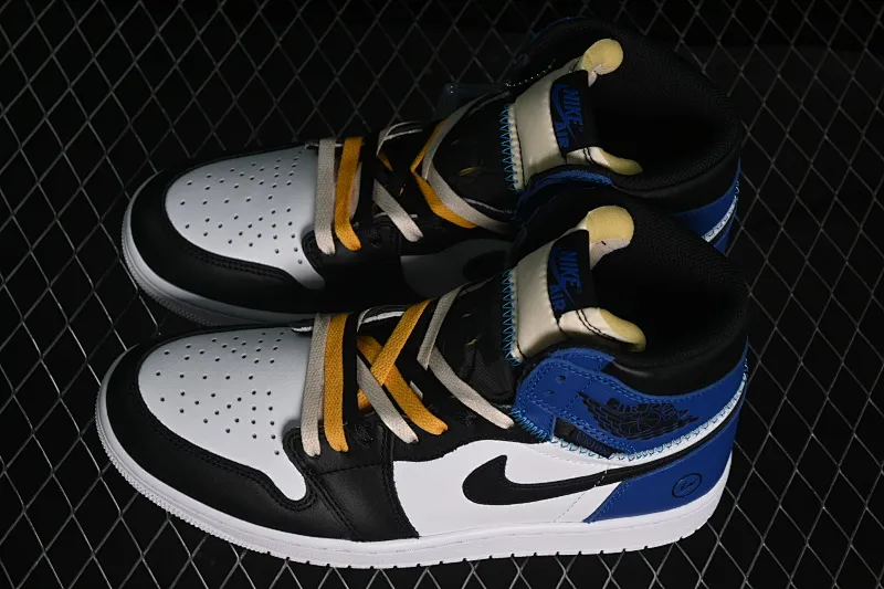 All categories Air Jordan Jordan series basketball shoes Air Jordan 1 High Fragment x Union x Air Jordan 1 Retro AJ1 Joe 1 new deconstructed royal blue high-top basketball shoes IO7847-001